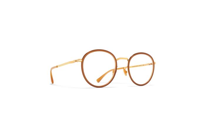 stel: a56 blank guld/brun mørk bro tuva MYKITA F0JJ679 lidt