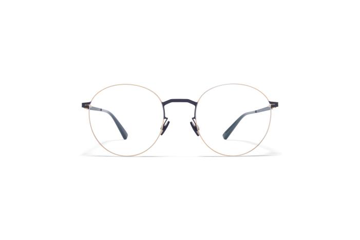 stel: guld/indigo tomomi MYKITA F0JJ690 mindre rim