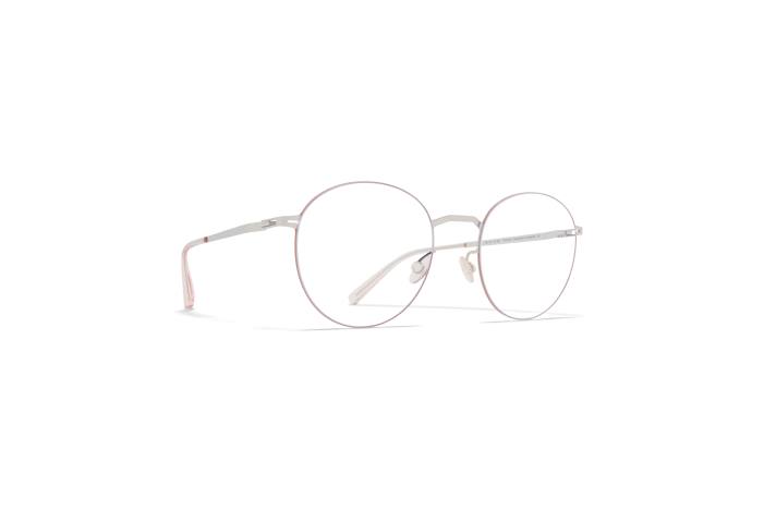 stel: sølv/mørk rosa tomomi MYKITA F0JJ692 mindre rim