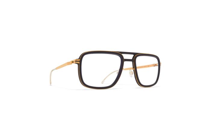 stel: mh7 kulsort/blank guld gran MYKITA F0JJ484 mylon