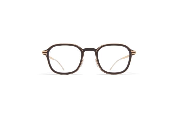 stel: mh8 ibenholt brun/champagne guld gran MYKITA F0JJ460 mylon