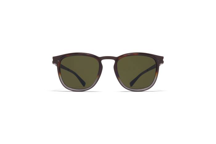 stel: a63 mørkebrun/santiago gradie|linse: rågrøn fast cantara MYKITA F0JJ157 acetat