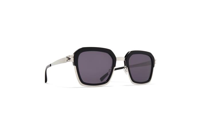 stel: a81 skinnende sølv/sort|linse: cool grå solid tåget MYKITA F0JJ231 acetat