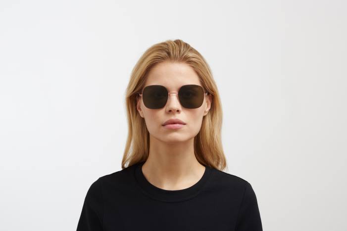 stel: lilla bronze/pink ler|linse: rågrønt fast stof magda MYKITA F0JJ109 årtier