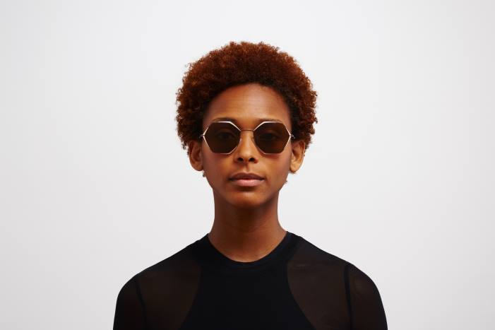 stel: lilla bronze/sand/ler|linse: brun fast alessia MYKITA F0JJ106 årtier