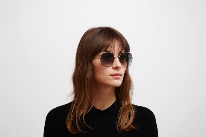stel: skinnende kobber/stengrå|linse: grå gradient magda MYKITA F0JJ111 årtier