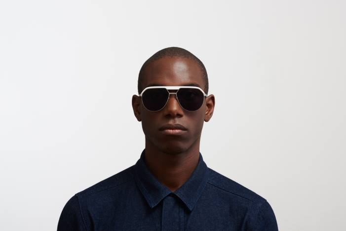 stel: mh52 signal hvid/skinnende sølv|linse: leica sort solid ml02 MYKITA F0JJ65 leica