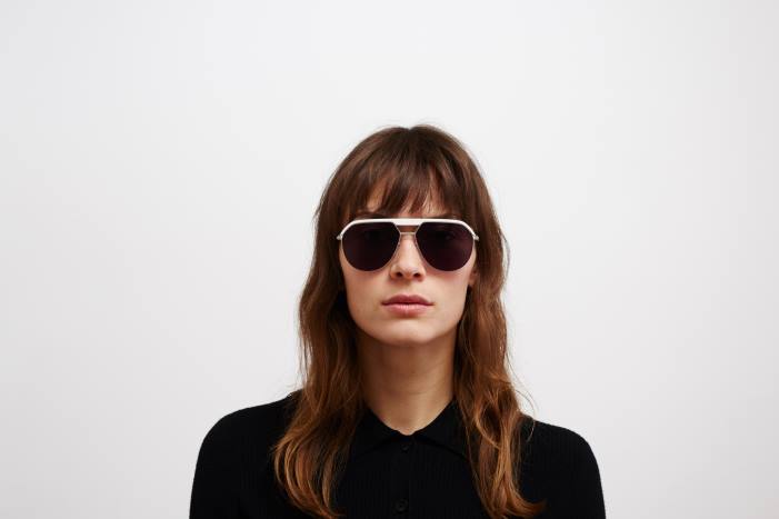 stel: mh52 signal hvid/skinnende sølv|linse: leica sort solid ml02 MYKITA F0JJ65 leica