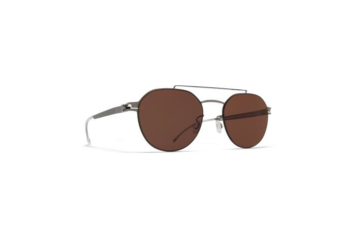 stel: skinnende grafit/safarigrøn|linse: leica brun polariseret ml04 MYKITA F0JJ72 leica