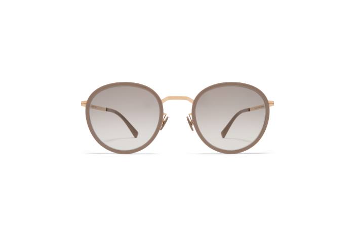 stel: a42 champagne guld/brun grå|linse: original grå gradient tuva MYKITA F0JJ223 lidt