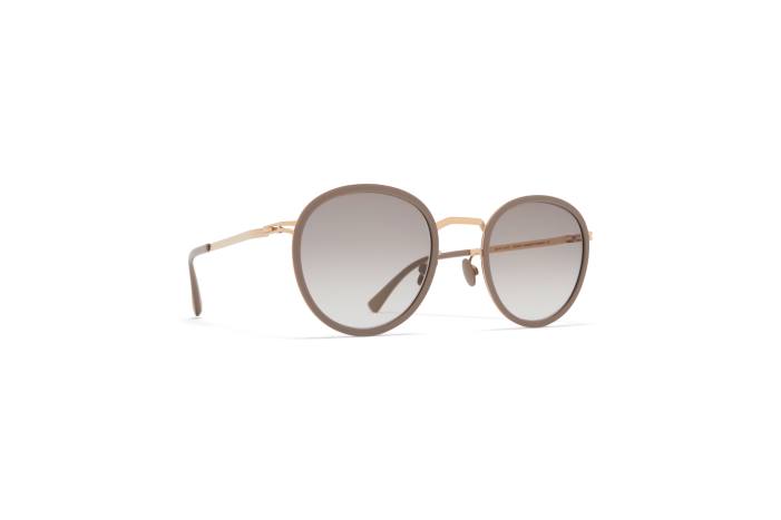 stel: a42 champagne guld/brun grå|linse: original grå gradient tuva MYKITA F0JJ223 lidt