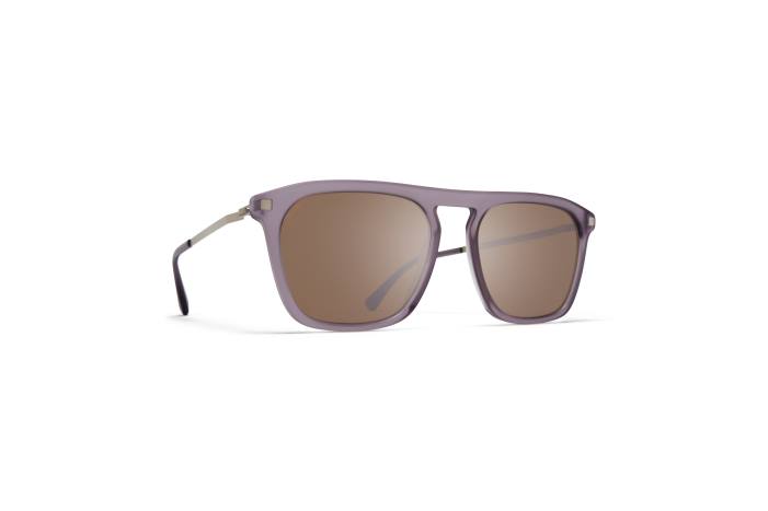 stel: c100 mat røg/mat sølv|linse: polariseret pro hicon brun kallio MYKITA F0JJ121 lidt