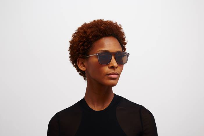 stel: c100 mat røg/mat sølv|linse: polariseret pro hicon brun kallio MYKITA F0JJ121 lidt