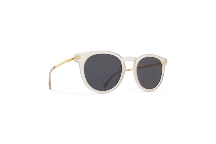 stel: c101 mat champagne/blank go|linse: polariseret pro hi-con grå lahti MYKITA F0JJ205 lidt