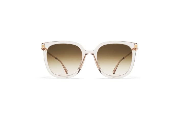stel: c1 champagne/blank guld|linse: rå brun gradient viska MYKITA F0JJ128 lidt
