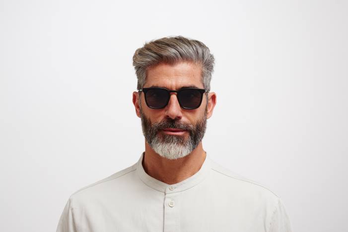 stel: c98 mat sort/sort|linse: polariseret pro hi-con grå borga MYKITA F0JJ113 lidt