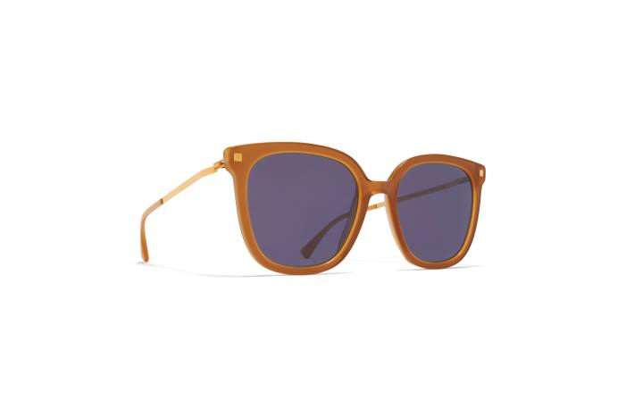 stel: c99 brun/mørkebrun/blank go|linse: cool grå solid viska MYKITA F0JJ127 lidt