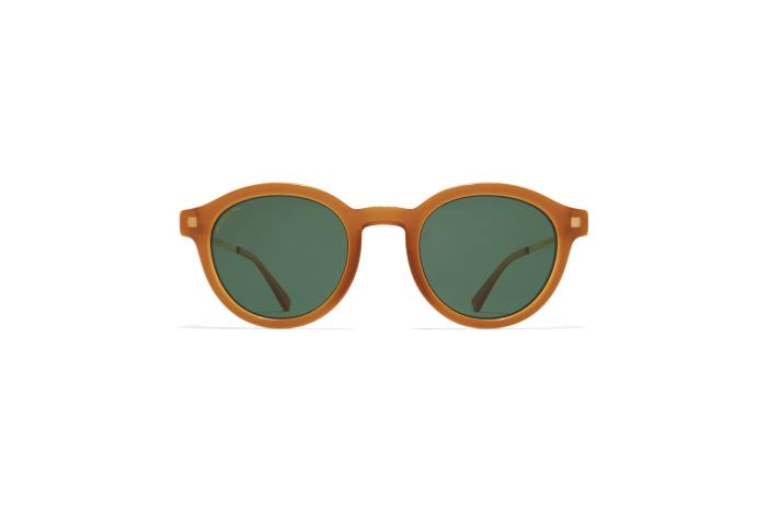 stel: c99 brun/mørkebrun/blank go|linse: polarized pro green 15 ketill MYKITA F0JJ199 lidt