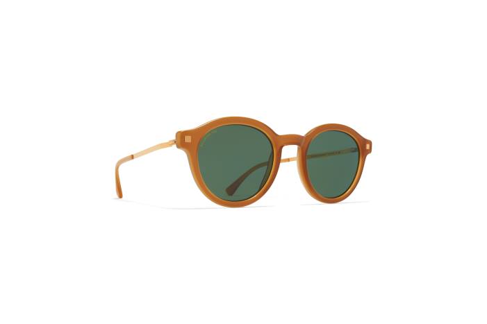 stel: c99 brun/mørkebrun/blank go|linse: polarized pro green 15 ketill MYKITA F0JJ199 lidt