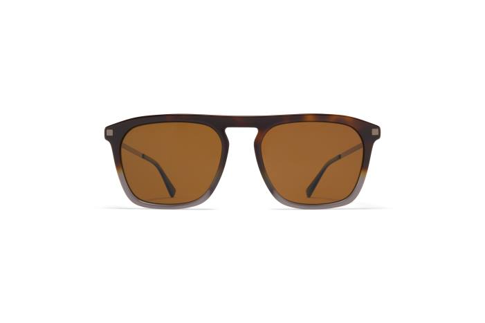 stel: c9 santiago gradient/skinnende gra|linse: polariseret pro ravbrun kallio MYKITA F0JJ122 lidt