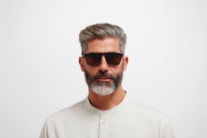 stel: c9 santiago gradient/skinnende gra|linse: polariseret pro ravbrun kallio MYKITA F0JJ122 lidt