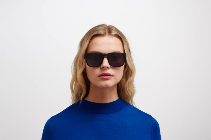 stel: md1 kulsort|linse: mørkegrå fast bølge MYKITA F0JJ153 mylon