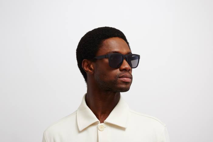 stel: md1 kulsort|linse: mørkegrå fast bølge MYKITA F0JJ153 mylon