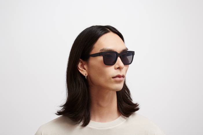 stel: md1 kulsort|linse: polariseret pro hi-con grå skumring MYKITA F0JJ141 mylon