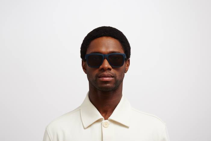 stel: md34 indigo|linse: brun solid bølge MYKITA F0JJ152 mylon