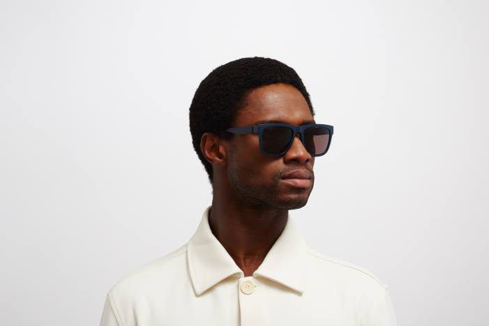 stel: md34 indigo|linse: brun solid bølge MYKITA F0JJ152 mylon