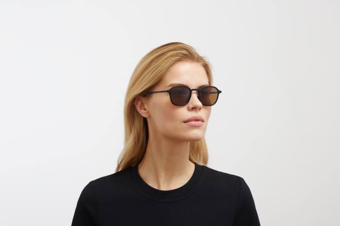 stel: mh6 kulsort/sort|linse: polariseret pro ravbrun gran MYKITA F0JJ143 mylon