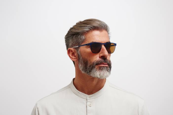 stel: blå fløjl|linse: polariseret pro ravbrun stanley MYKITA F0JJ98 nr1