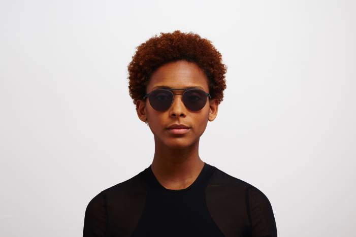 stel: indigo/orange|linse: polariseret pro hi-con grå Bradley MYKITA F0JJ10 nr1