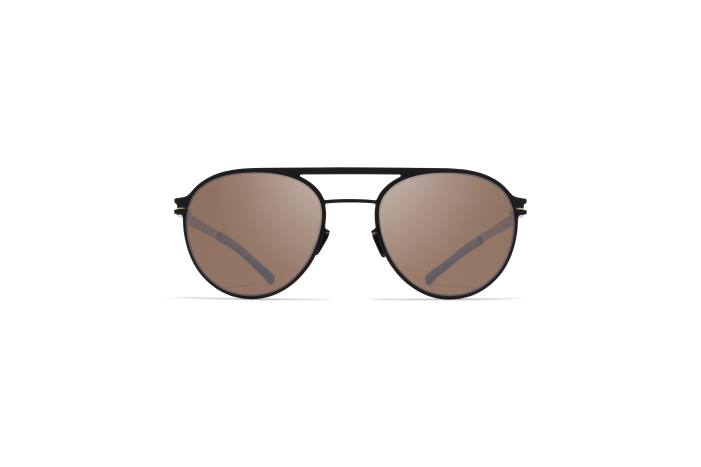 stel: jet black/mole grey|linse: polprohiconbrownsl/f Bradley MYKITA F0JJ11 nr1