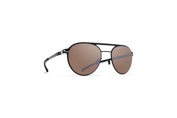 stel: jet black/mole grey|linse: polprohiconbrownsl/f Bradley MYKITA F0JJ11 nr1