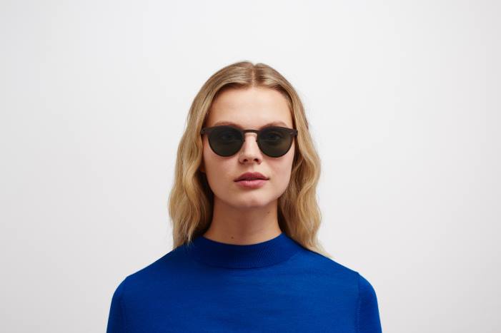 stel: mørkebrun|linse: polariseret pro grøn 15 riley MYKITA F0JJ191 nr1