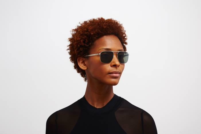 stel: mat sølv/sort|linse: polariseret pro grøn eli MYKITA F0JJ17 nr1