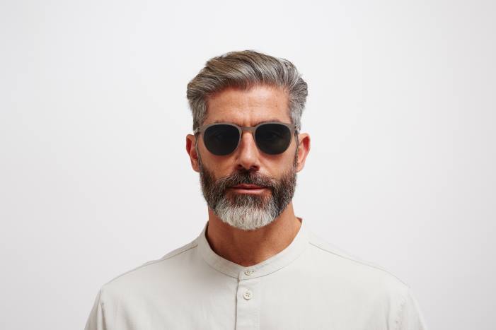 stel: mole grey|linse: polariseret pro ocean blue truman MYKITA F0JJ173 nr1