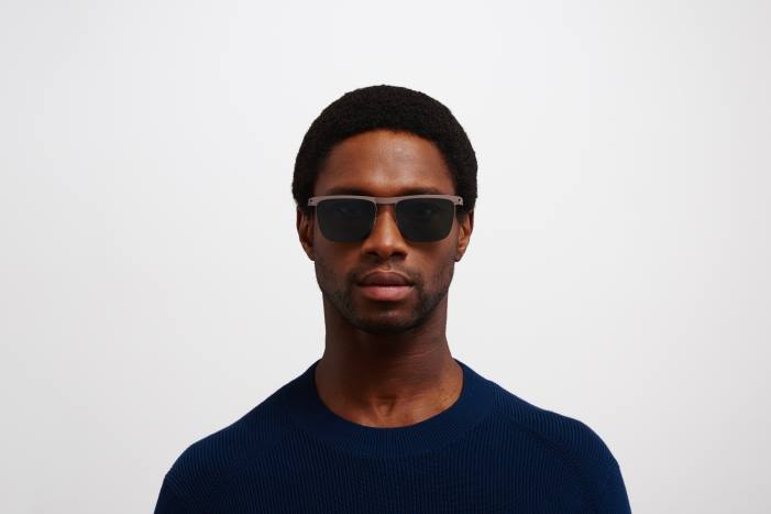 stel: mole grey|linse: polariseret pro ocean blue vilje MYKITA F0JJ101 nr1