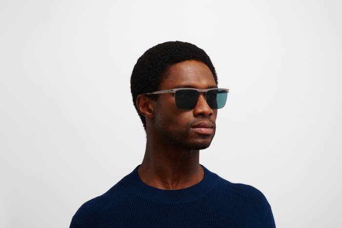 stel: mole grey|linse: polariseret pro ocean blue vilje MYKITA F0JJ101 nr1