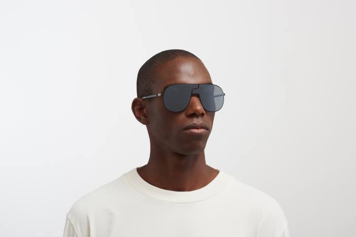 stel: jet black|linse: sølv flash studie12.1 MYKITA F0JJ31 studie