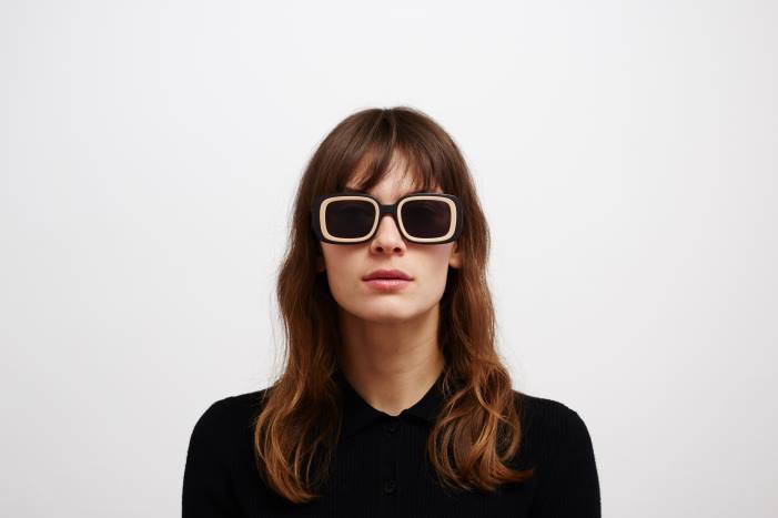 stel: ma2 kulsort/sand|linse: kølig grå fast studie13.1 MYKITA F0JJ132 studie