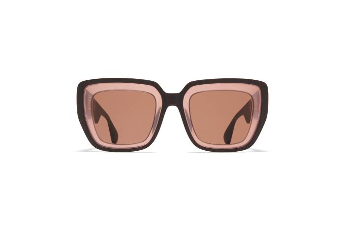stel: ma4 ibenholt brun/pink ler|linse: cruxite brun fast studie13.2 MYKITA F0JJ136 studie