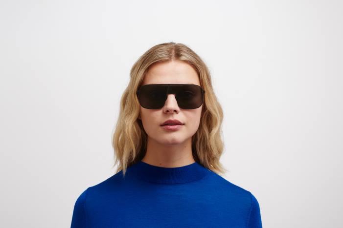 stel: sort|linse: mørkegrå massiv studie12.2 MYKITA F0JJ39 studie