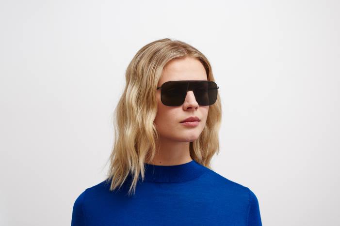 stel: sort|linse: mørkegrå massiv studie12.2 MYKITA F0JJ39 studie